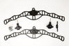 Cottage Maid® - Vintage Airer Brackets Pair (2) Traditional Cast Iron
