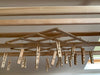 4 Lath 1.2m Vintage Clothes Airer/Dryer Rack - Energy & Space Saver FREE Smalls Hanger