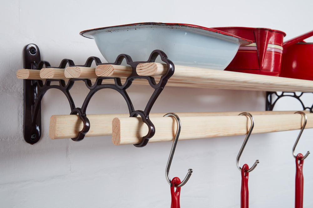 bronze_Victorian_Cast_Iron_Kitchen_Shelf_Rack_7_Lath_0.9M_01