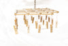 Bamboo Airer Dryer x 22 Pegs - Socks Baby Clothes Smalls Underwear