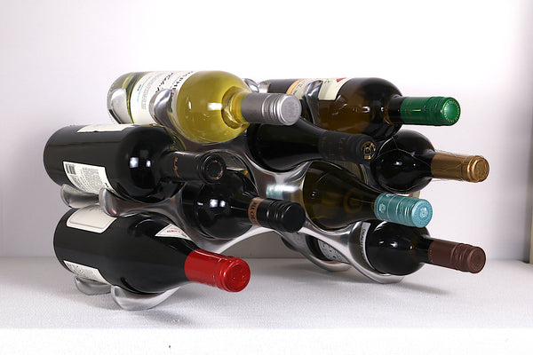 9 Bottle Aluminium Wine Rack