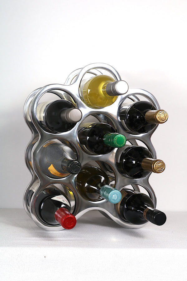 Countertop Drinks Rack x 9 Bottles Display & Storage