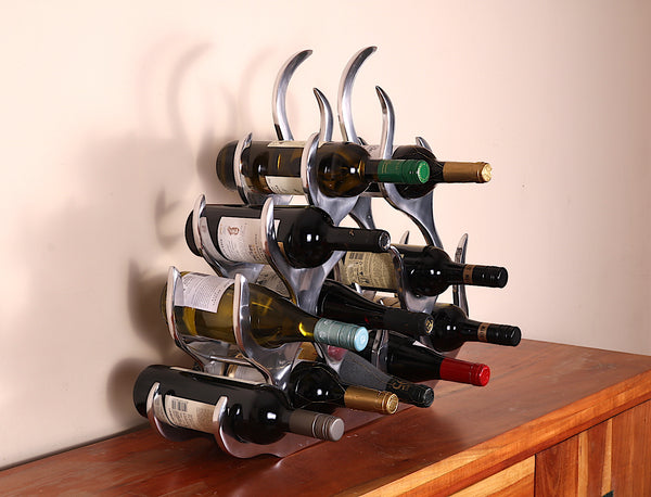 11 Wine Bottles - Storage Rack