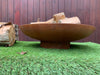 Fire Pit Barbeque Bowl 60cm - Rusted / Pre Weathered